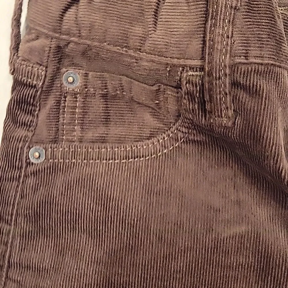 Kids Slim Taper Corduroy Pants with Washwell